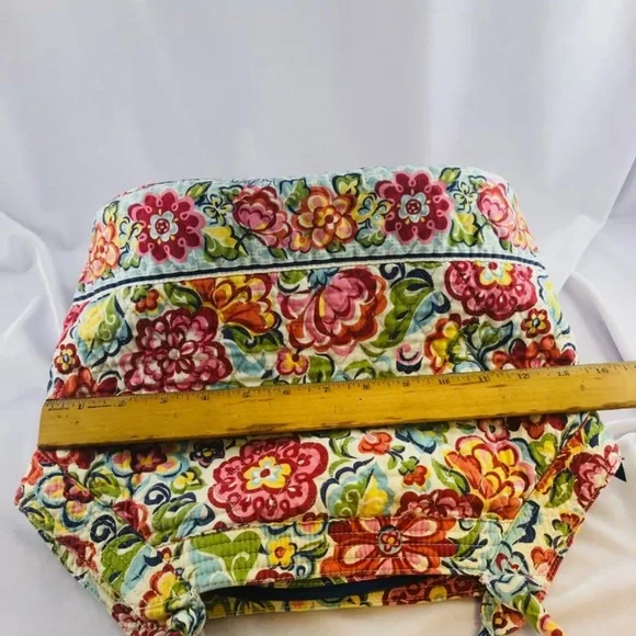 VERA BRADLEY Hobo Bucket Hand Bag Rolled Handles (HOPE GARDEN) - Picture 7 of 8